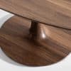 Oval table Platine in solid wood German design 5