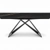 High end extendable ceramic dining table
