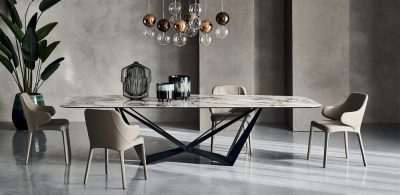 Ceramic dining table