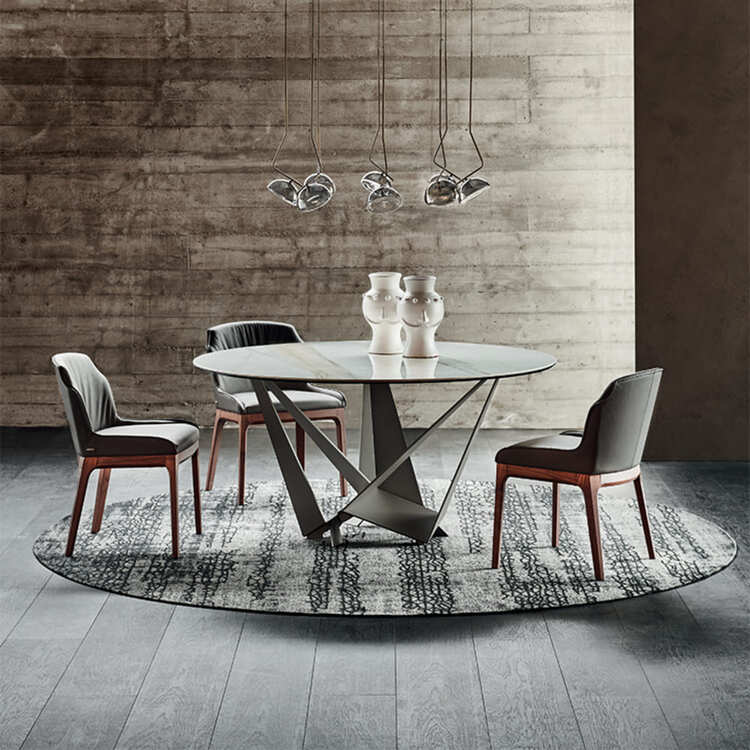 Luxury ceramic round table
