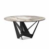 High end round ceramic table