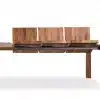 Solid walnut table for 20 to 25 people, German design (2)