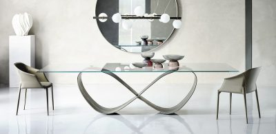 glass designer artistic table