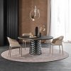 Premium luxurious round ceramic table