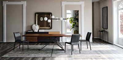 Premier Wood Drive Expandable Dining Table 