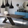 High-end Italian design wood table