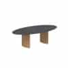 Outdoor dining table in teak and textured glass REGALIZ by Royal Botania 3