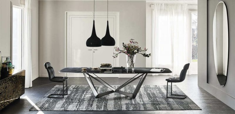Contemporary design dining table
