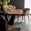 High end solid wood dining table design
