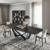 Solid walnut dining table by Andrea Lucatello