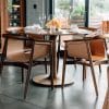 Round table Platine in solid wood German Design 12