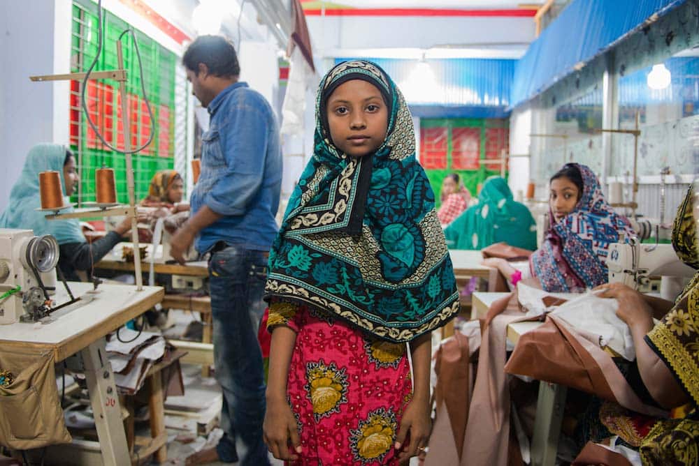 Child labor and fast fashion (Bangladesh factory)