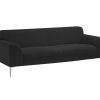 Charcoal fabric designer sofa made in France 2