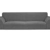 Dark grey fabric designer sofa made in France