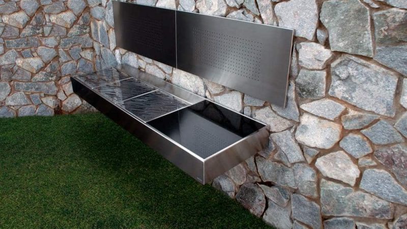 Cuisine d'extérieur et barbecue inox haut de gamme et design Krakatoa Luxury 1