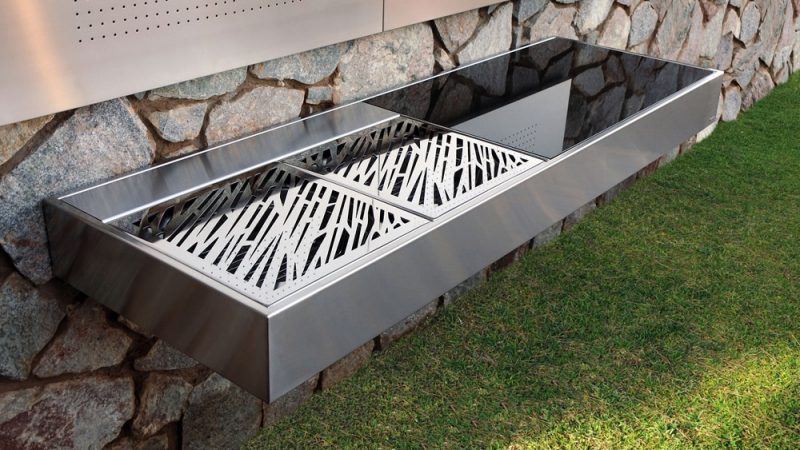 grill mural modular outdoor kitchen