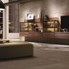 Designer entertainment unit in oak or walnut 12