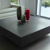 Waxed concrete designer coffee table